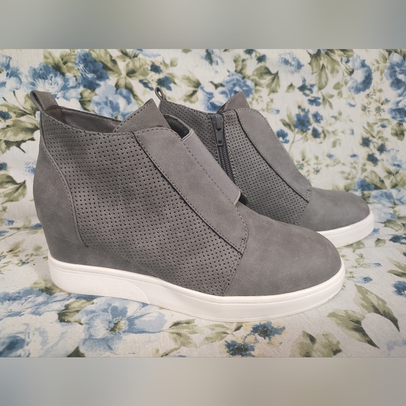Dream Pairs Platform Wedge Booties Sneakers 7.5 - Picture 5 of 7